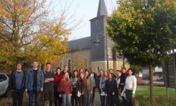 3 Im Oktober 2017 hat der Kurs der Aachener Architekturstudenten begonnen. Sie verschafften sich bei ihrem 1. Besuch einen Überblick über alle eingereichten Gebäude.