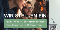 WIR STELLEN EIN! Teamleitung